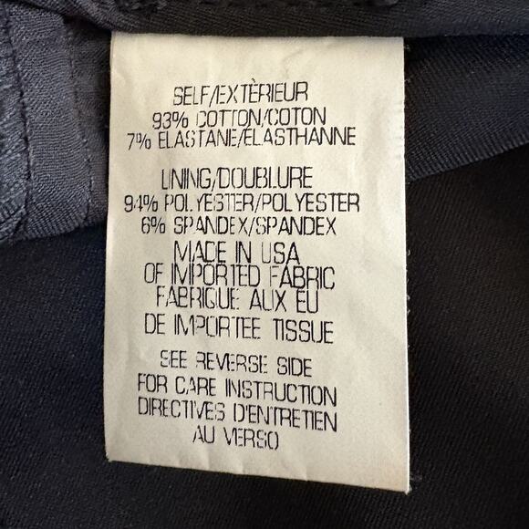 Theory Black Dantey P Basis Pants Women’s Size 6 Made In USA Business Career - Picture 9 of 13